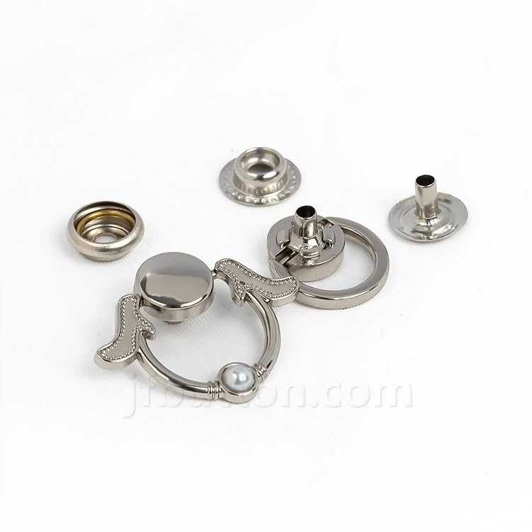 metal button snaps for leather