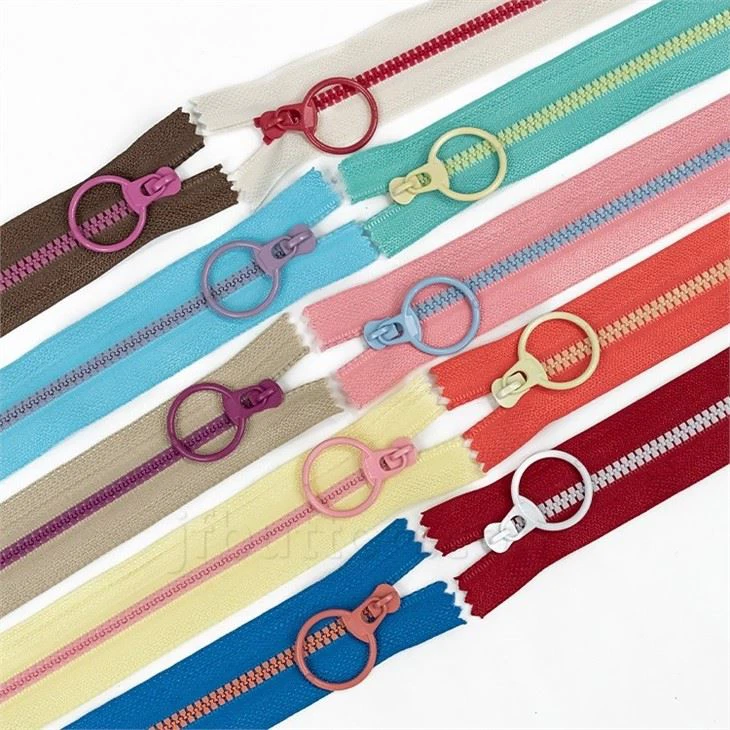 Chunky Plastic Open Ended Zips