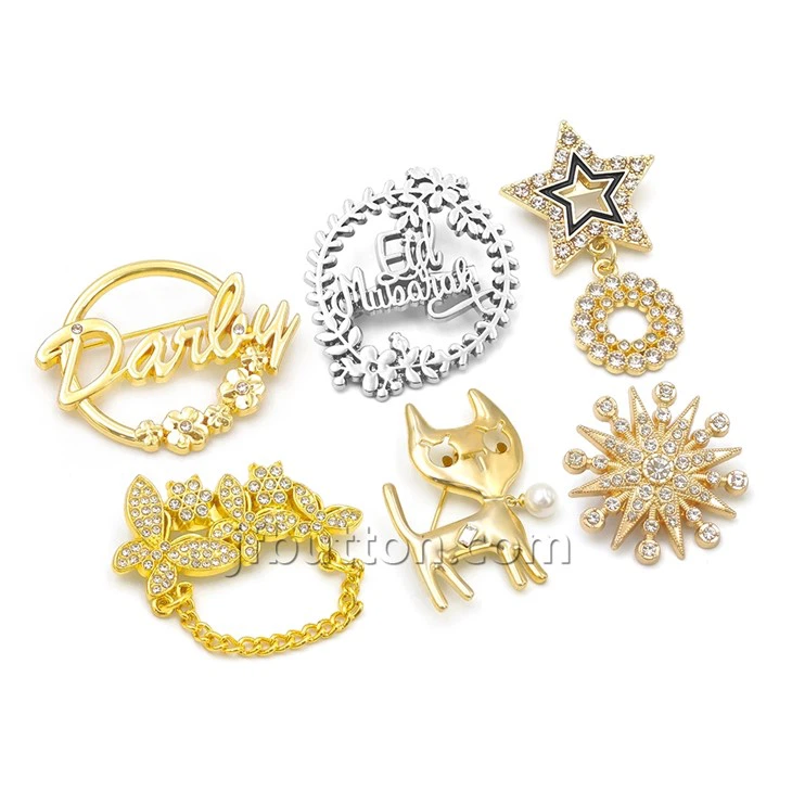 Gold Star Brooch