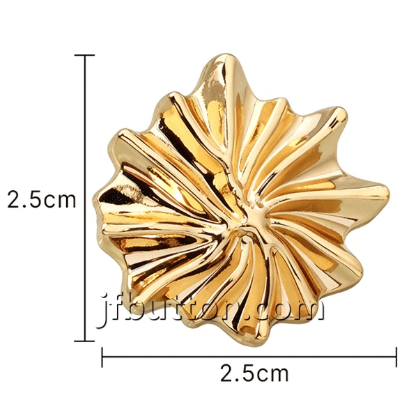 Metal Water Ripple Buttons factory