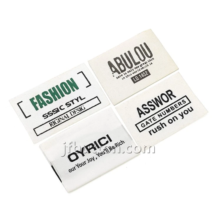 Woven T-shirt Logo Label factory