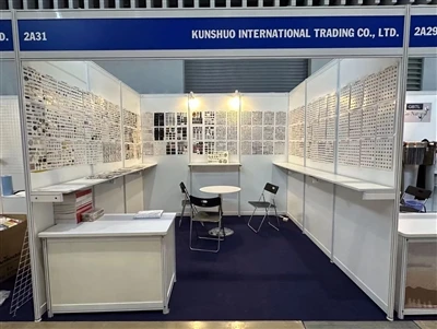 Kunshuo في Saigontex 2025: توسيع نطاق إكسسوارات الملابس في فيتنام